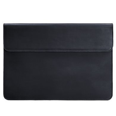 Кожаный чехол-конверт на магнитах для MacBook Pro 16" Синий Crazy Horse
