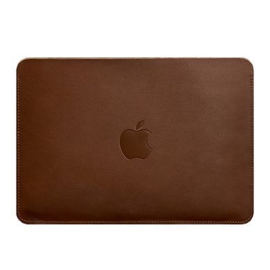 Чохол із натуральної шкіри для MacBook 13 дюйм Світло-коричневий, Коричневий
