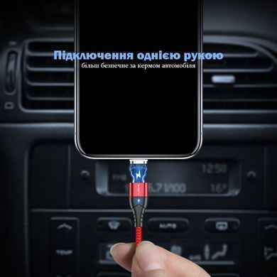 Магнитный кабель для зарядки телефона (2м) 3А зарядка, передача данных FLOVEME YXF160447 microUSB