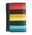 Кошелек женский кожаный Visconti STR3 Halki c RFID Black Multi