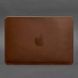 Чохол із натуральної шкіри для MacBook 13 дюйм Світло-коричневий, Коричневий