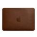 Чохол із натуральної шкіри для MacBook 13 дюйм Світло-коричневий, Коричневий