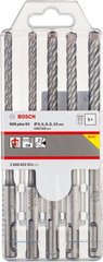 Набір буров Bosch SDS plus-5X 6/6/8/8/10 x 160мм (5 шт)